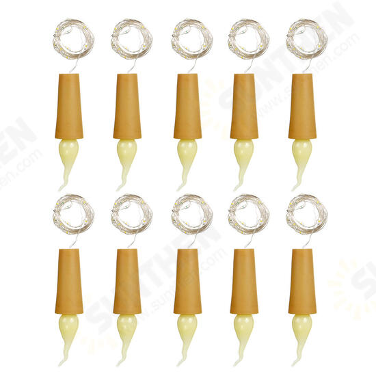 1X 6X 10X 12X Battery Operated 2M 20 LED Bottle Candle Wire String Light Fairy Strip Xmas Party Lamp 1X 6X 10X 12X Battery Operated 2M 20 LED Bottle Candle Wire String Light Fairy Strip Xmas Party Lamp