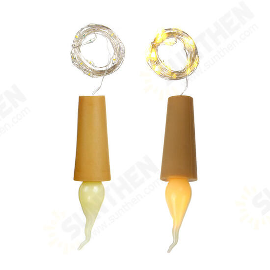 1X 6X 10X 12X Battery Operated 2M 20 LED Bottle Candle Wire String Light Fairy Strip Xmas Party Lamp 1X 6X 10X 12X Battery Operated 2M 20 LED Bottle Candle Wire String Light Fairy Strip Xmas Party Lamp