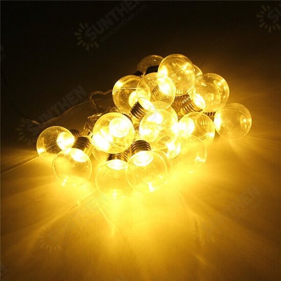 20 Piece LED Clear Festoon Party String Light Kit Connect Cable Vintage Style