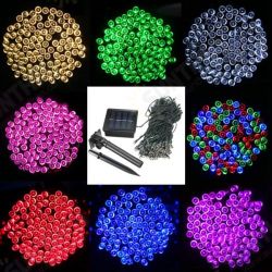 200 LED Solar Powered Fairy String Light Garden Party Decor Christmas 200 LED Solar Powered Fairy String Light Garden Party Decor Christmas