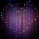 200X150cm LED Love/Butterfly Shape Curtain Lights String USB Powered Waterproof Wall Light Hanging Fairy Light Wedding Propose Marriage lamp Lighting