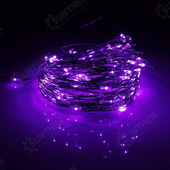 20M 200 LED Solar Powered Copper Wire String Fairy Light Xmas Party Decor