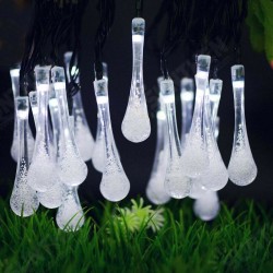 20M 200 LED Solar Water Drop Fairy String Light Garden Party Xmas Decor 20M 200 LED Solar Water Drop Fairy String Light Garden Party Xmas Decor