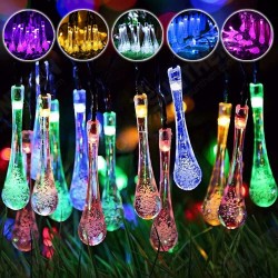 20M 200 LED Solar Water Drop Fairy String Light Garden Party Xmas Decor 20M 200 LED Solar Water Drop Fairy String Light Garden Party Xmas Decor