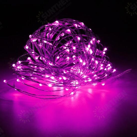 20M IP67 200 LED Copper Wire Fairy String Light for Xmas Party Decor with 12V 2A Adapter