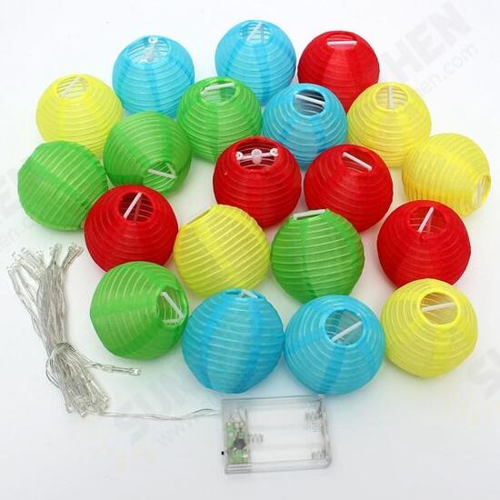 2.2M 20 LED Lantern String Fairy Light Wedding Garden Xmas Outdoor Decoration 2.2M 20 LED Lantern String Fairy Light Wedding Garden Xmas Outdoor Decoration