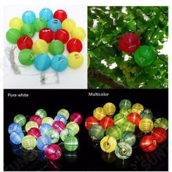 2.2M 20 LED Lantern String Fairy Light Wedding Garden Xmas Outdoor Decoration 2.2M 20 LED Lantern String Fairy Light Wedding Garden Xmas Outdoor Decoration