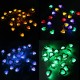 2.2M 20LEDs Wooden Heart-Shaped Warm White White Multicolor Yellow Green Blue LED String Light