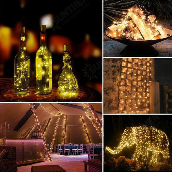 22M Solar Powered 8 Modes 200LED Fairy String Light Christmas Party Wedding Garden Wedding Decor