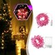 2/3/5/10M Pink LED Leaves Ivy Garland Fairy String Light Party Xmas Garden