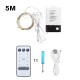 2/5/10M 100LED USB Battery Powered Fairy String Light With Remote Control Xmas Party