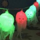 2.5M Battery Powered 10 LED Skull String Light Decoration Lamp for Halloween Ghost Party Decor