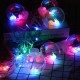 2.5M Warm White Colorful LED Curtain Fairy Christmas String Light Ball Bulb Home Wedding Party Holiday Decor EU Plug