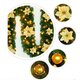 2.7M LED Christmas Rattan Garland Decorative Light Green Christmas Garland Artificial Xmas Tree Rattan Decoration Wreath