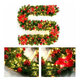 2.7m Christmas Tree Wreath Door Hanging Garland Window Ornament Xmas Party Decor Christmas Decorations Clearance Christmas Lights