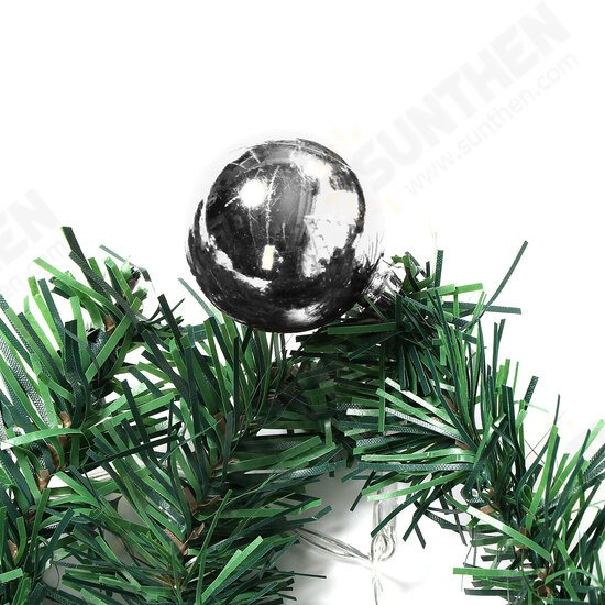 2.7m Christmas Tree Wreath Door Hanging Garland Window Ornament Xmas Party Decor Christmas Decorations Clearance Christmas Lights