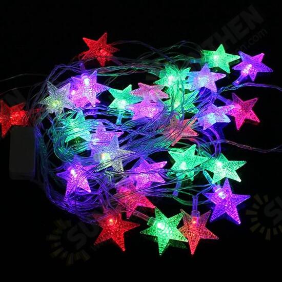 28LED 5m Multi-color Christmas String Lights xmas Party String Fairy star Light 28LED 5m Multi-color Christmas String Lights xmas Party String Fairy star Light