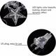 2M 138 LED Christmas Wedding Xmas Party Decor String Fairy Window Wall Star Light