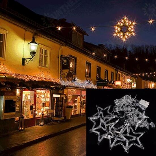 2M 138 LED Christmas Wedding Xmas Party Decor String Fairy Window Wall Star Light