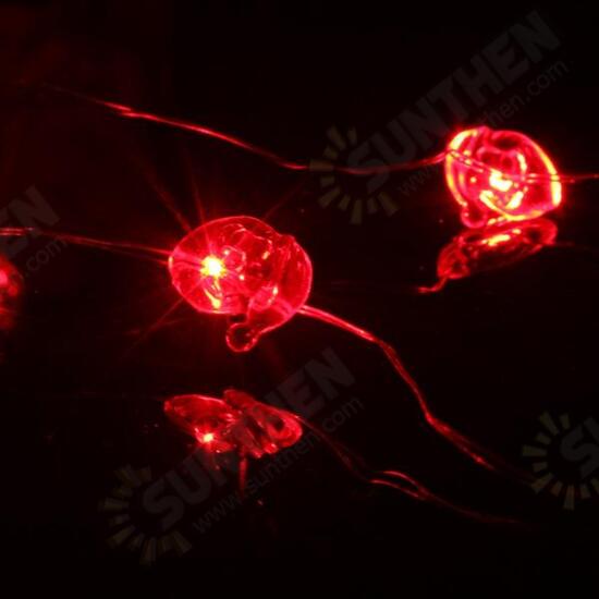 2M 18 LED Battery Powered Santa Claus String Fairy Light For Xmas Party Weddinng Decor Christmas Decorations Clearance Christmas Lights