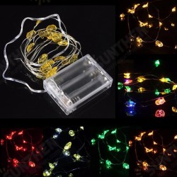 2M 18 LED Battery Powered Santa Claus String Fairy Light For Xmas Party Weddinng Decor Christmas Decorations Clearance Christmas Lights 2M 18 LED Battery Powered Santa Claus String Fairy Light For Xmas Party Weddinng Decor Christmas Decorations Clearance Christmas Lights