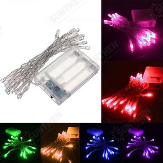 2M 20 LED Battery Powered Christmas Wedding Party String Fairy Light