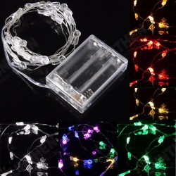 2M 20 LED Rabbit Head Battery Operated Xmas String Fairy Lights Party Wedding Christmas Decor 2M 20 LED Rabbit Head Battery Operated Xmas String Fairy Lights Party Wedding Christmas Decor