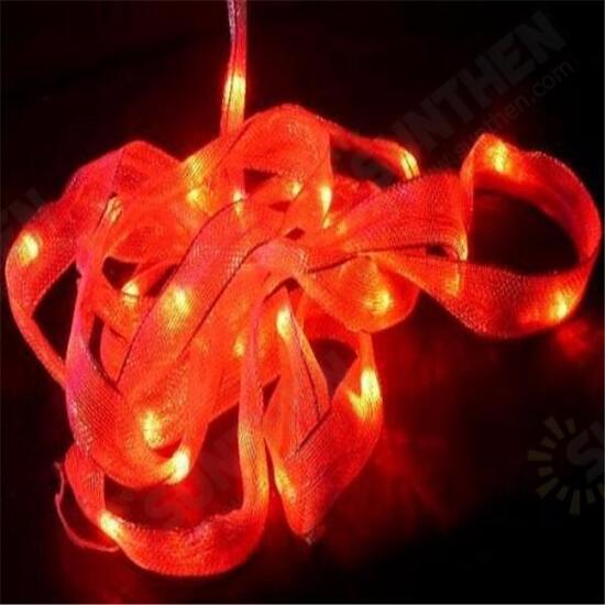 2M 20 LED Ribbon String Fairy Light Battery Powered Party Xmas Wedding Decoration Lamp