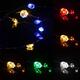 2M 20 LED Skull Style Battery Operated Xmas String Fairy Lights Party Wedding Christmas Decor