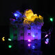 2M 20 LED Skull Style Battery Operated Xmas String Fairy Lights Party Wedding Christmas Decor