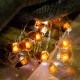 2M 3M 4M Acorn Pine Cones LED String Light Fairy Lamp with Remote Control Patio Yard Garden Christmas Decor