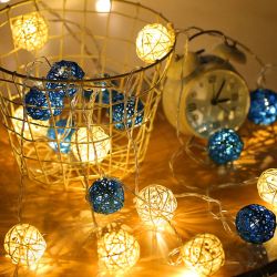 2M Battery Powered Sepak Takraw Warm White 20LED Fairy String Light Christmas Party Holiday Decor 2M Battery Powered Sepak Takraw Warm White 20LED Fairy String Light Christmas Party Holiday Decor