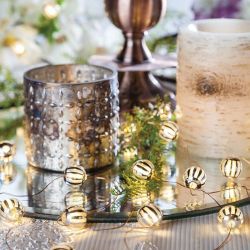 2M Battery Powered Warm White 20LED Pumpkin Bulbs String Fairy Light for Party Wedding Holiday 2M Battery Powered Warm White 20LED Pumpkin Bulbs String Fairy Light for Party Wedding Holiday