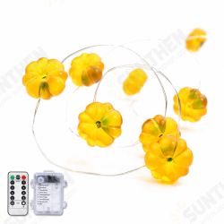 2M/3M/4M LED Pumpkin String Light 8 Modes Waterproof Outdoor Party Holiday Fairy Lamp for Garden Home Decor 2M/3M/4M LED Pumpkin String Light 8 Modes Waterproof Outdoor Party Holiday Fairy Lamp for Garden Home Decor