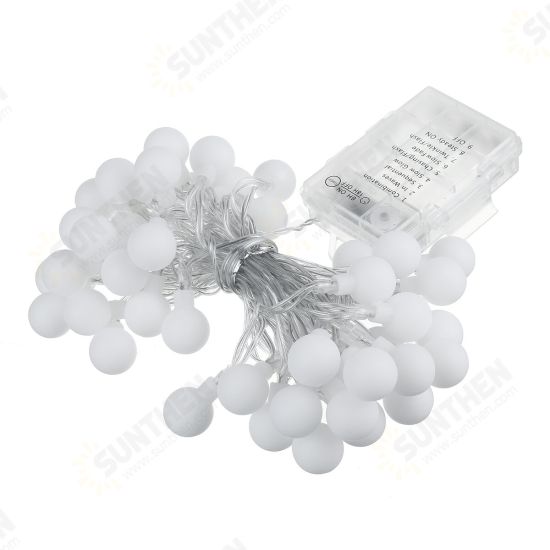2M/5M/10M Battery Powered LED String Light 8 Modes Globe Bulb Ball Fairy Lamp For Patio Outdoor Garden Christmas Party Decor 2M/5M/10M Battery Powered LED String Light 8 Modes Globe Bulb Ball Fairy Lamp For Patio Outdoor Garden Christmas Party Decor
