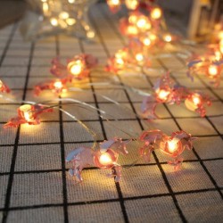 2m 20LED Flamingo/Unicorn Battery Powered Copper Wire String Light for Christmas Holidays Party Home Decor 2m 20LED Flamingo/Unicorn Battery Powered Copper Wire String Light for Christmas Holidays Party Home Decor
