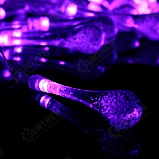 30 LED Battery Powered Raindrop Fairy String Light Outdoor Xmas Wedding Garden Party Decor 30 LED Battery Powered Raindrop Fairy String Light Outdoor Xmas Wedding Garden Party Decor