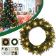 30/50CM LED Light Green Wreath Door Wall Hanging Christmas Wedding Home DIY Decor 30/50CM LED Light Green Wreath Door Wall Hanging Christmas Wedding Home DIY Decor