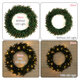 30/50CM LED Light Green Wreath Door Wall Hanging Christmas Wedding Home DIY Decor 30/50CM LED Light Green Wreath Door Wall Hanging Christmas Wedding Home DIY Decor