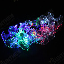 30LED Colorful Solar Petunia Flower String Light Christmas Decorative 30LED Colorful Solar Petunia Flower String Light Christmas Decorative