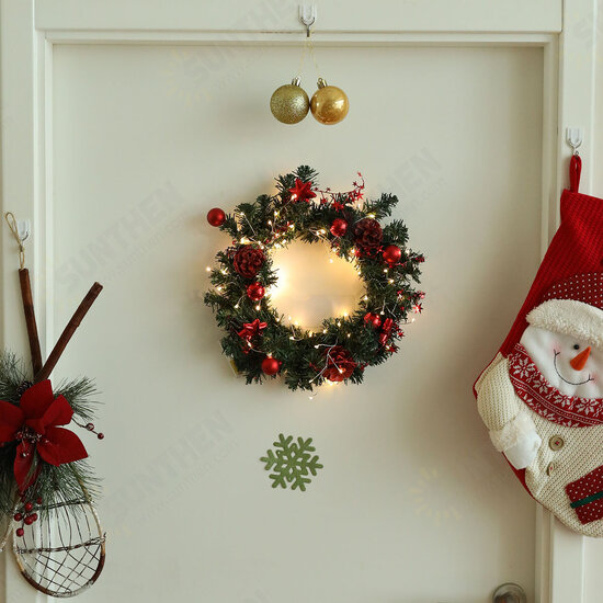 30cm Diameter Christmas Wreath Decoration Light Christmas Wreath Garland Battery Box 30cm Diameter Christmas Wreath Decoration Light Christmas Wreath Garland Battery Box