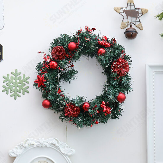 30cm Diameter Christmas Wreath Decoration Light Christmas Wreath Garland Battery Box 30cm Diameter Christmas Wreath Decoration Light Christmas Wreath Garland Battery Box
