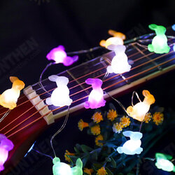 30m 20LED Easter Bunny Shape Lamp Multicolor Festival Atmosphere Indoor Outdoor Home Wall Garden Decor String Lights 30m 20LED Easter Bunny Shape Lamp Multicolor Festival Atmosphere Indoor Outdoor Home Wall Garden Decor String Lights
