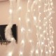 3*2M 3*3M Feather Copper Wire 8 Modes LED Curtain String Light USB Lamp for Room Party Decoration