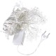 3.5M 100LED Snowflake Ice Curtain String Fairy Lights Xmas Party Wedding Decor 220V