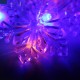 3.5M 96LEDs 8Modes Snowflake Fairy String Light for Christmas Party Patio AC220V