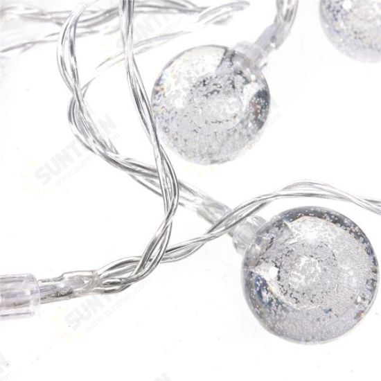 3M 20LED Battery Bubble Ball Fairy String Lights Garden Party Christmas Wedding Decor 3M 20LED Battery Bubble Ball Fairy String Lights Garden Party Christmas Wedding Decor