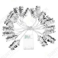 3M 20PCS Battery Powered Gold Sliver Palace Eid Ramadan Kareem Mubarak LED Fairy String Light for Party Decor 3M 20PCS Battery Powered Gold Sliver Palace Eid Ramadan Kareem Mubarak LED Fairy String Light for Party Decor