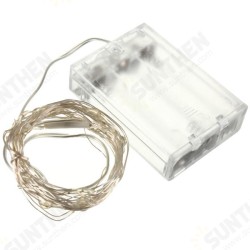 3M 30 LED Battery Operated Silver Wire Multi-Color String Fairy Light Wedding Xmas Tree Decor 4.5V 3M 30 LED Battery Operated Silver Wire Multi-Color String Fairy Light Wedding Xmas Tree Decor 4.5V