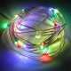 3M 30 LED Battery Operated Silver Wire Multi-Color String Fairy Light Wedding Xmas Tree Decor 4.5V